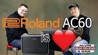 Video thumbnail for ROLAND AC60 ACOUSTIC AMP REVIEW - ALVIN AND DAN GEAR REVIEWS (2018) by alvin deleon