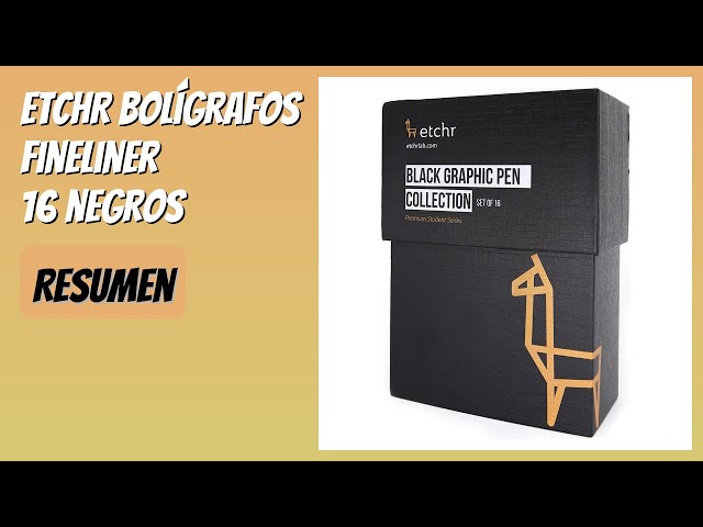 Vídeo relacionado con Gelanty Bolígrafos de Punta Fina - Juego de 12 Color Negro Fineliner para Bocetos Artísticos, Dibujos, Dibujo Técnico, Ilustración - Microdelineadores