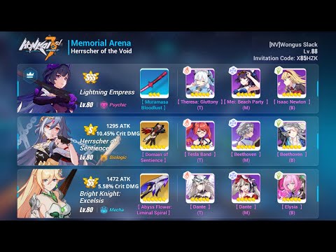 HI3 Exalted MA HoV - 31893 LE/HoS/(SS.1) BK 3* Tesla