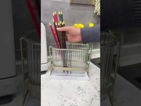 自从入手这个高颜值沥水筷子筒，每天做饭心情都变得美美哒～居家好物筷子筒收纳厨房