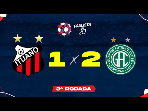 Melhores Momentos de Ituano 1 x 2 Guarani - Rodada 3 - Paulista Sub-20