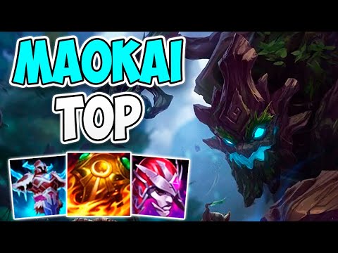 KOREAN CHALLENGER AMAZING GAMEPLAY WITH REWORKED MAOKAI TOP! | CHALLENGER MAOKAI TOP | Patch 12.17