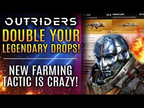 Outriders - Double Your Legendary Rewards RIGHT NOW! New Legendary Weapon Farming Tactic!