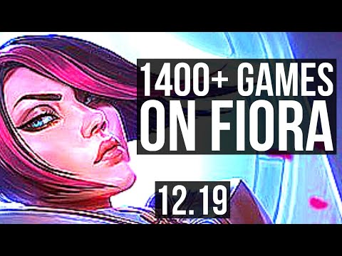 FIORA vs RIVEN (TOP) | 2.9M mastery, 8/1/4, 1400+ games, Legendary | KR Master | 12.19
