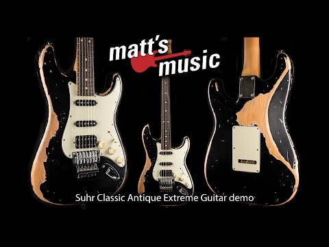 Suhr Classic HSS Extreme Antique Guitar demo