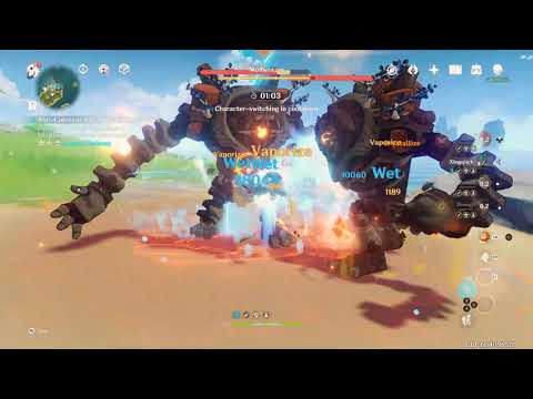 Diluc 100% crit rate, 200% crit dmg, 2k atk w/food