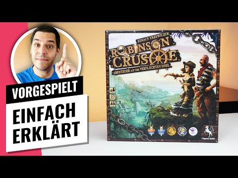Robinson Crusoe direkt losspielen • Alle Regeln einfach vorgespielt