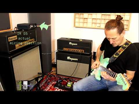 IR vs. Mic - Impulse Response vs real cab: Bogner Helios 50 - SM57 - BAE 1073MP - Suhr ML Standard