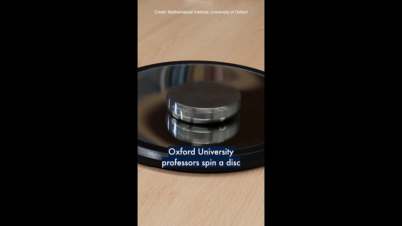 'Wow...Spectacular' - Oxford University professors spin a disc