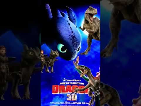 Toothless VS Jurassic World￼￼