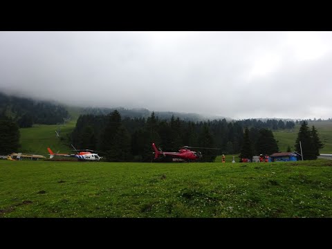 Hubschraubereinsatz für Bau der 8er Sesselbahn Kapauns - Zillertal Arena