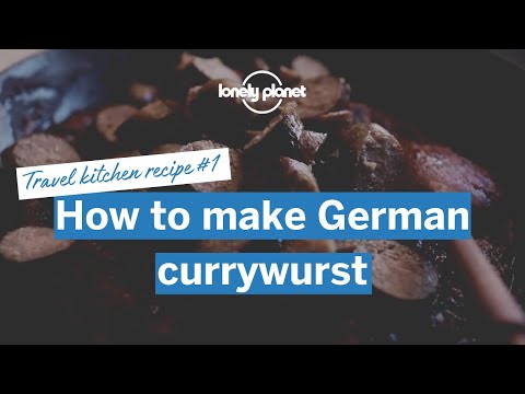 How to make German currywurst