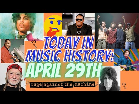 Today In Music History: April 29th