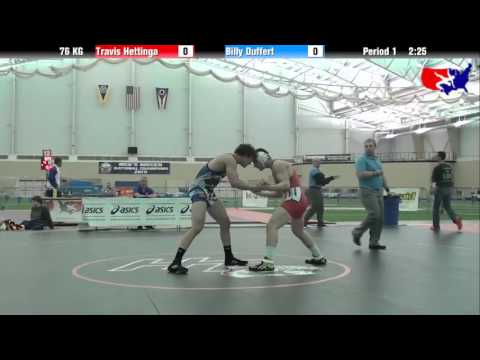 Travis Hettinga vs. Billy Duffert at 2013 ASICS FILA Cadet Nationals - GR