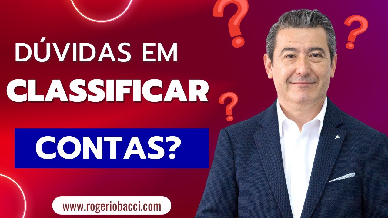 💎💎💎 Exercício sobre Classificação de Contas