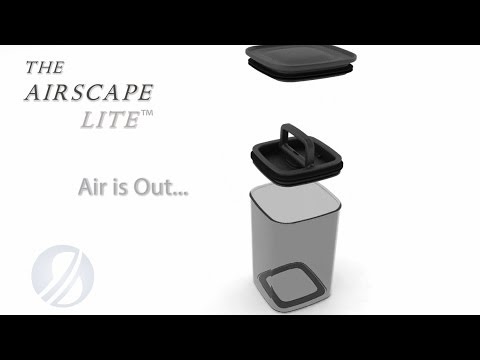 The AirScape Lite Kitchen Canisters for Food Storage
