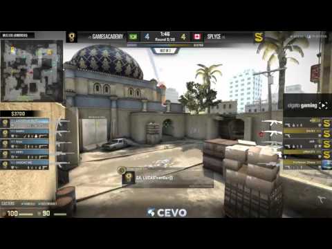 Splyce vs GamesAcademy - Game 2 - MLG CS:GO LCQ (Americas)