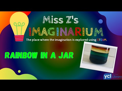 Miss Z's Imaginarium - "Rainbow in a Jar"