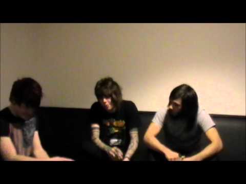 Cardiacore's interview with Christofer Drew and Hayden Kaiser from NeverShoutNever! Part 1.
