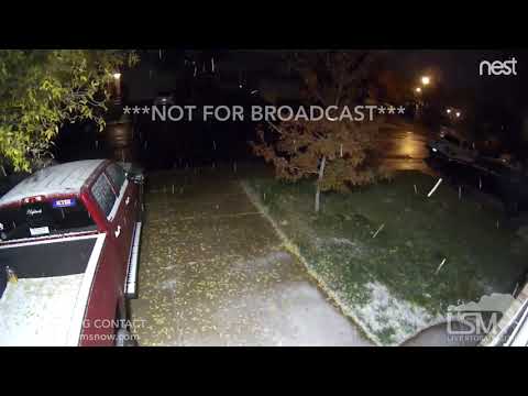 10-14-2018 Aurora, Colorado-Time Lapse-Snow Storm