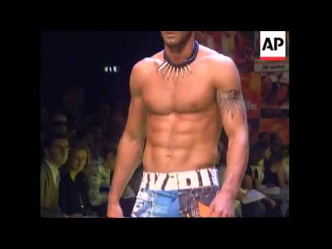 Rocco Barocco's spring summer 2005  menswear show