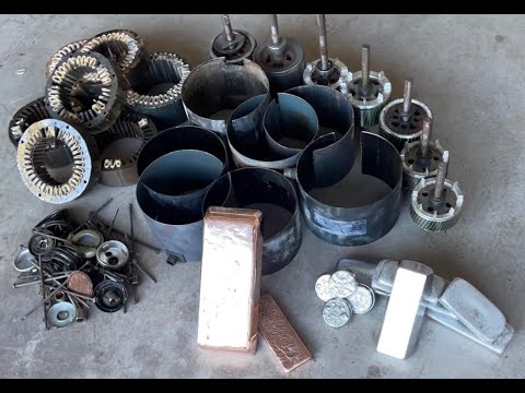 Seven Motor Meltdown Salute to BigstackD - Melting Copper and Aluminum - Trash to Pleasure