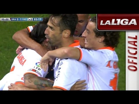 Gol de Jonas (0-1) en el Granada CF - Valencia CF - HD