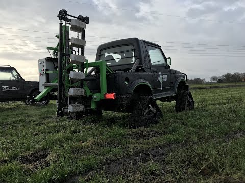 Nonstop Bodenprobengerät ED18 Bodenproben von Höfen electric drive soil sampling 30cm