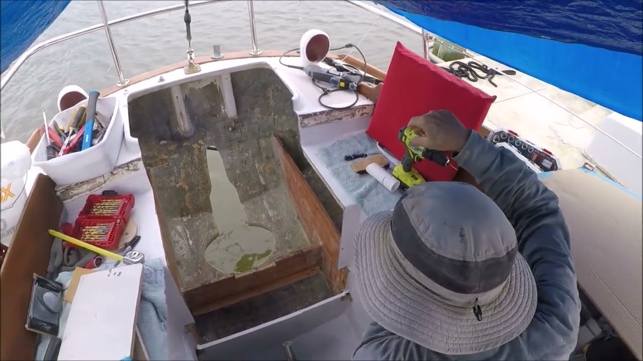 Diesel to Electric Outboard Motor Conversion - Cape Dory 36 Refit Part 2