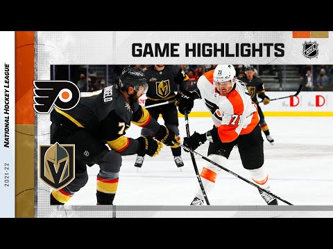 Flyers @ Golden Knights 12/10/21 | NHL Highlights