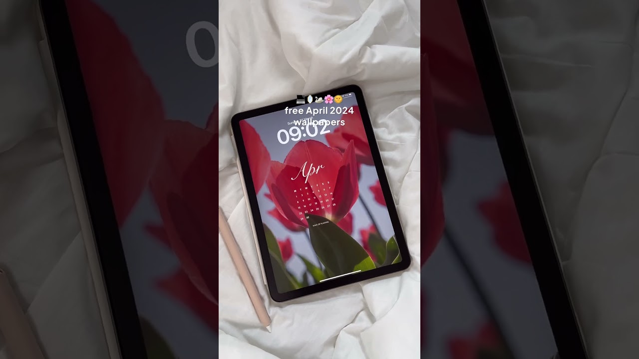 FREE April 2024 tech wallpapers are now available! 💻🌸 #wallpaper #desktopwallpaper #ipad #freebies