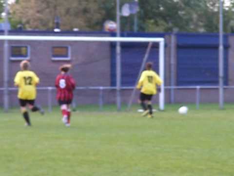 Uchta Da1 - Edesche Boys Da1 - 29-04-2009 - Doelpunt Mariam Chaoui