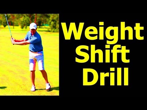 Golf Weight Shift Drill EASY!!!