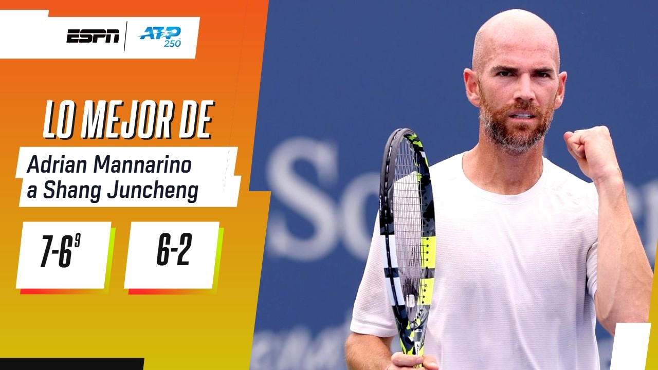 SALVÓ EL PRIMERO Y DOMINÓ EL SEGUNDO: MANNARINO ELIMINÓ A SHANG JUNCHENG EN CHENGDU | RESUMEN