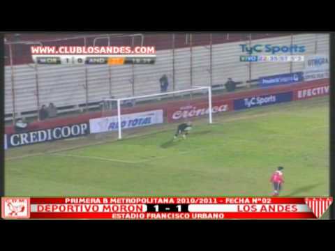 Fecha Nº02 - Primera B - Deportivo Morón 1 - Los Andes 1 02.08.10