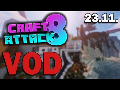VOD: CraftAttack 8 - 23.11. - Alles ist weg!