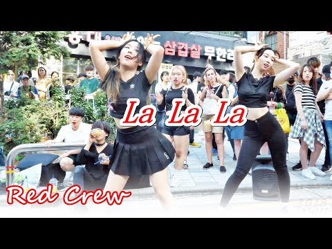 레드크루 (RED Crew) - La La La (위키미키) @ 180707 홍대 거리공연 직캠 By SSoLEE
