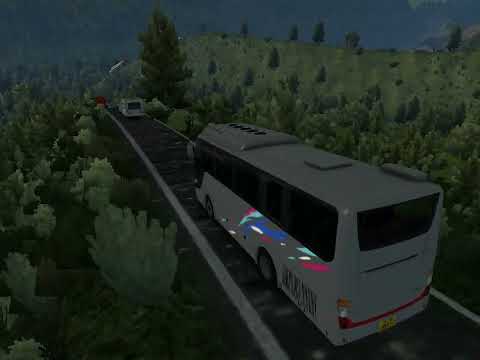 Yutoung Bus Driver Take a Risk | Euro Truck Simulator 2 with bus mod | Yutoung Bus Driving