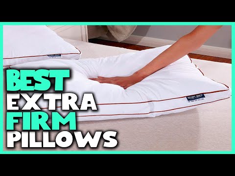 Top 6 Best Extra Firm Pillows Review in 2023 | Included Hypoallergenic Cotton Cover