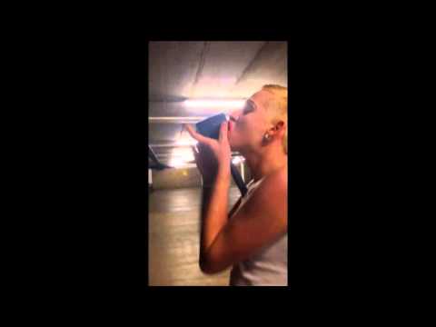 Wrecking Ball Miley and Ev