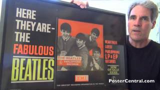 Beatles 1963 Promotional EMI Records Countertop Store Display