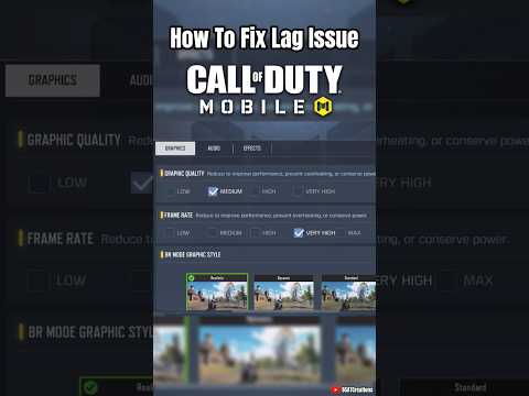 How To FIX LAG In Call Of Duty Mobile #shorts #codm #codmobile