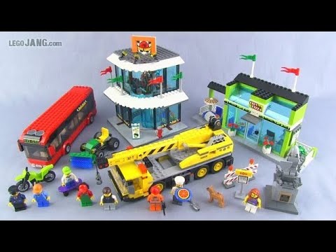 🔄 LEGO City 2013 Town Square 60026 set review! re upload