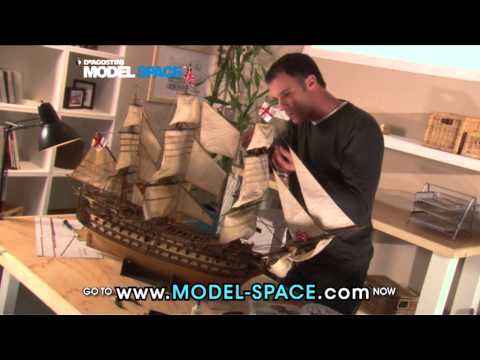 HMS Victory 1:84 Scale Model Kit From ModelSpace