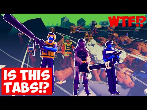 Is this TABS!? - New Modern Army Units & Map! Who can handle modern weapons? - TABS MODS