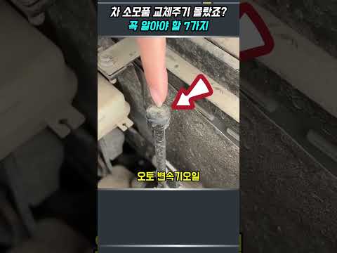 차 소모품 교체주기 몰랐죠? 꼭 알아야 할 7가지