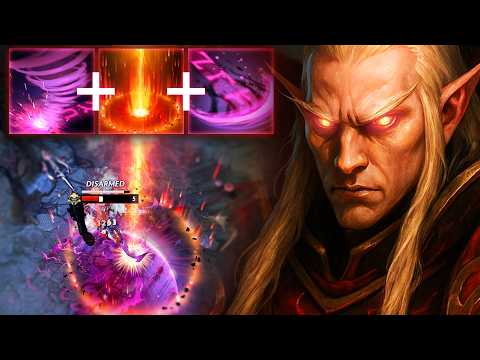 INVOKER vs HUSKAR MID!! Witch Blade Build Epic 26 Kills Game | Dota 2 Invoker