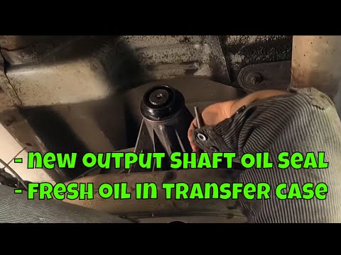 Fix Your LEAKY GMC Chevy Output Shaft Seal NOW!