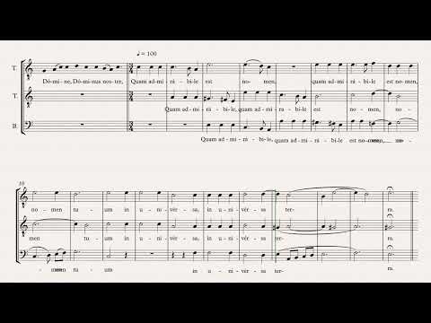 Domine, Dominus noster - TTB - G. Giacomelli