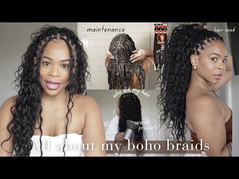 THE BEST small Knotless BOHO BRAIDS | Purchase GOOD...